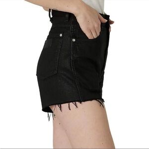 Wrangler x Fender 33 Shorts Legends Festival High Rise Distressed in black NWT
